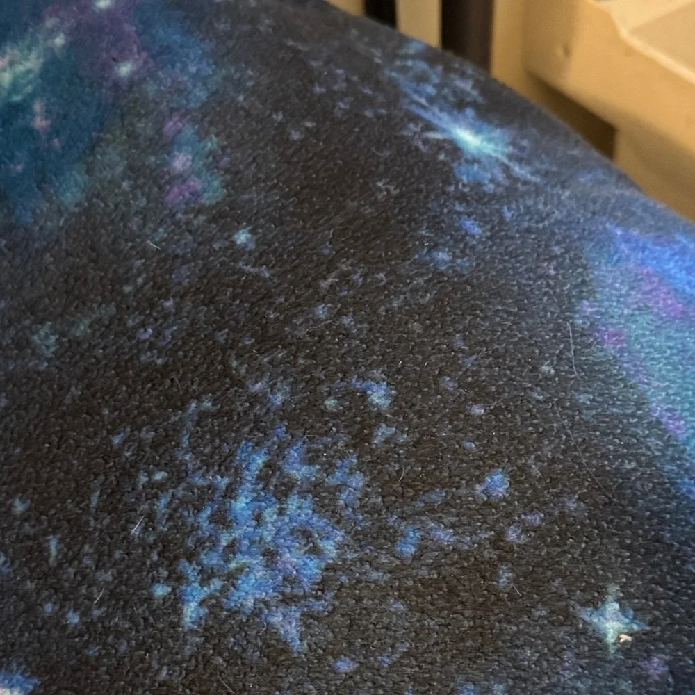 Small Pets Bedding Fleece Blanket - Blue Galaxy Print- Guinea pig cage liner